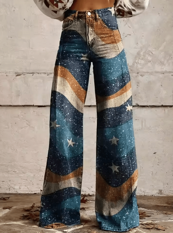 Naelina - Boho Vintage Hosen für Damen