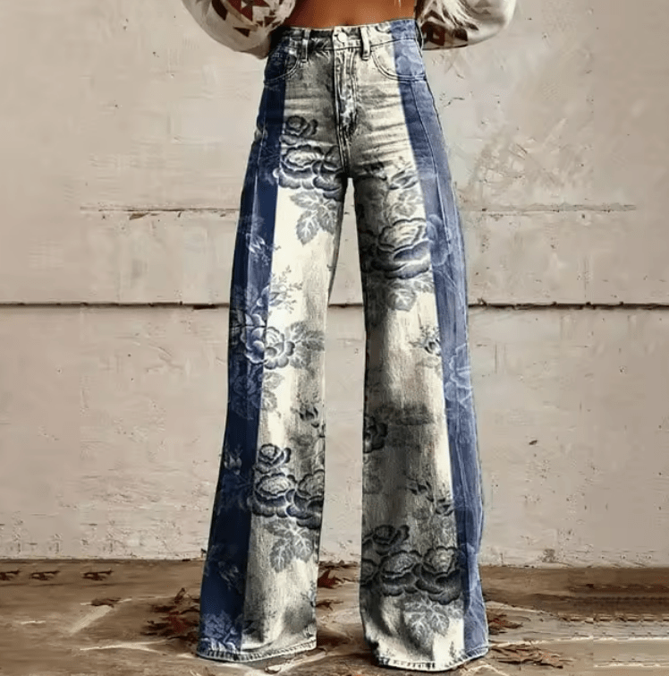 Nadeline - Boho Vintage Hosen für Frauen