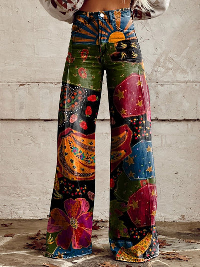 Nerida- Boho Vintage Hosen für Frauen
