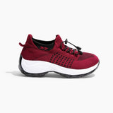 Bequeme Damen Laufschuhe Mit Dämpfender Sohle – Rot