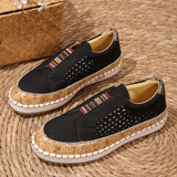 Bequeme Damen Slip-on Schuhe – Schwarz