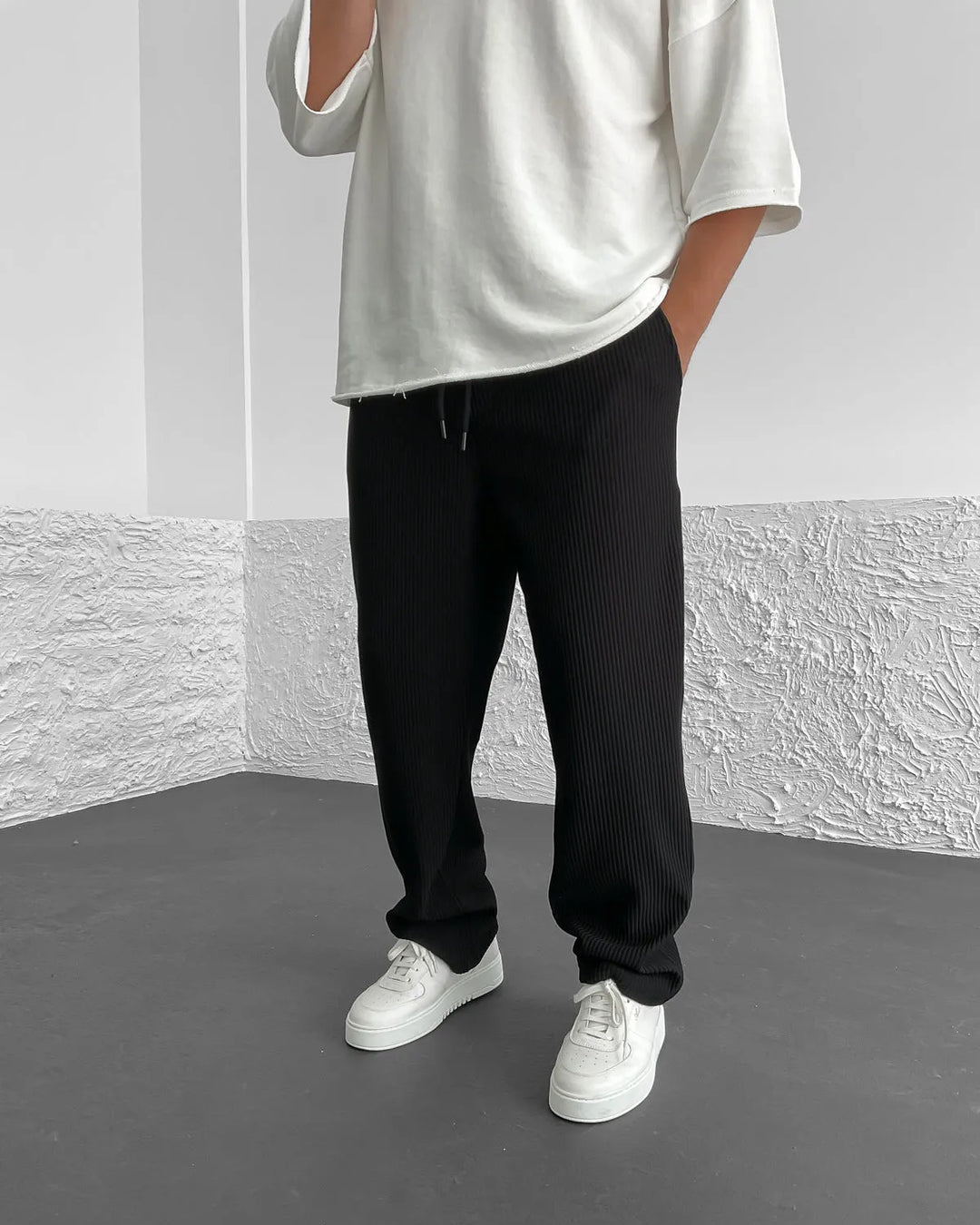 Simone - Bequeme gerippte Sommerhosen