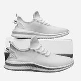 Bequeme Herrenschuhe – Weiß