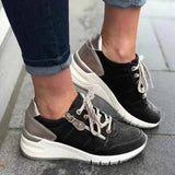 Bequeme Schuhe Damen – Schwarz