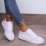 Bequeme Sneaker Damen – Weiß