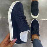 Bequeme Sneaker Damen – Marineblau