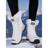 Bergfrid | Damen Wasserdichte Winterstiefel Gefüttert – Weiß