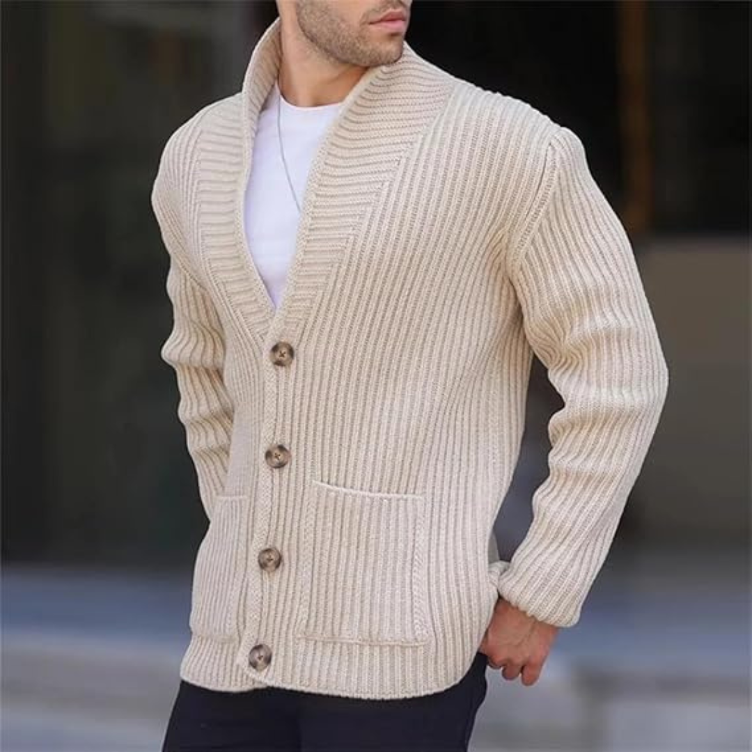 Strick-Cardigan mit Relaxed Fit für Herren