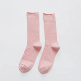 Bianca | Damen Klassische und Schlichte Trachtensocken – Rosa