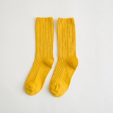 Bianca | Damen Klassische und Schlichte Trachtensocken – Gelb