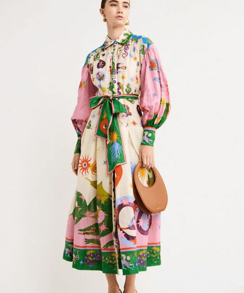 Florinda - Elegantes Italienisches Maxikleid Für Damen