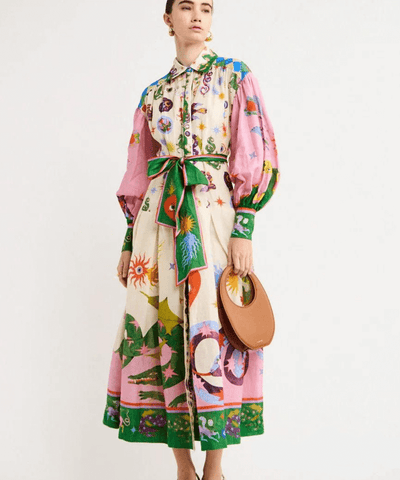 Florinda - Elegantes Italienisches Maxikleid Für Damen