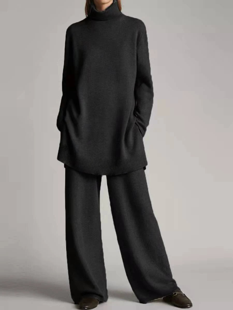 Amelia® | Elegantes Zweiteiler-Set mit Rollkragen