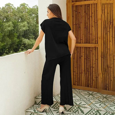 Dagmar® | Elegantes zweiteiliges Set mit weitem Bein