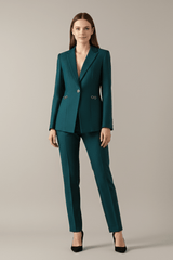 Blazer Set Damen mit Hose – Grün
