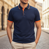 Lennart | Herren Kurzarm Poloshirt Regular Fit – Marineblau