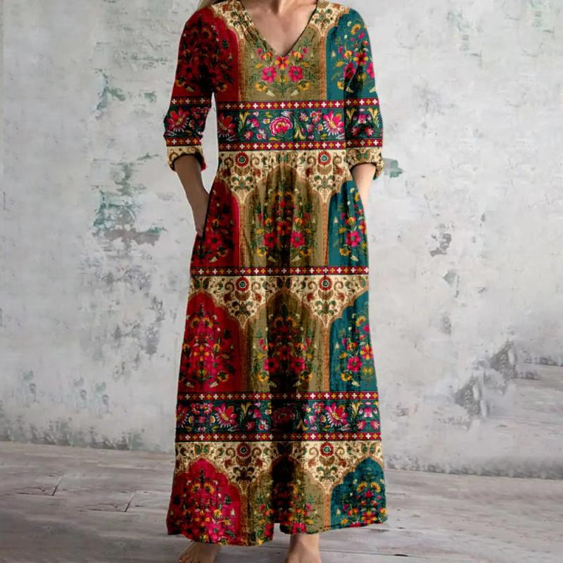 Amalia - Vintage Kleid mit Blumenmuster