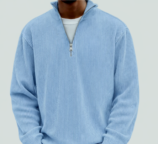 Brenvik | Herren Strickpullover mit Reißverschluss