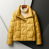 Britta | Damen Leichte Steppjacke Winterjacke – Gelb