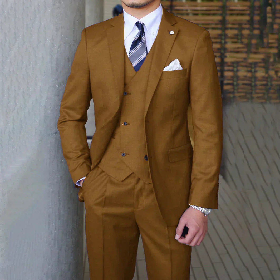 Herren 3-Teilige Tailored Hochzeit Gast Anzug Set | Elegante