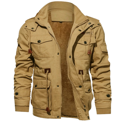 Herren Winterjacke | Utility Design Mit Warmem Innenfutter