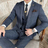Business Anzug Herren – Blaugrau