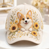 Arlena - Cap mit Blumenpferd-Motiv – Corgi