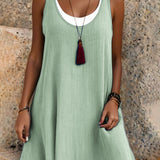 Beatrixa - Leichtes Midikleid – Grün