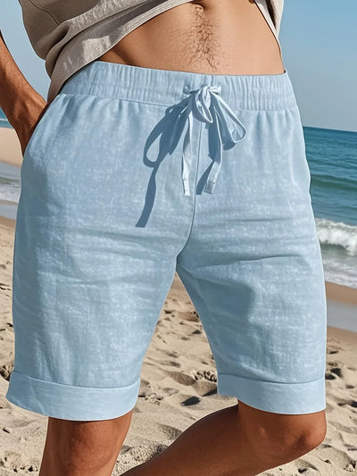 Callan – Lässige Leinen Shorts Mit Tasche