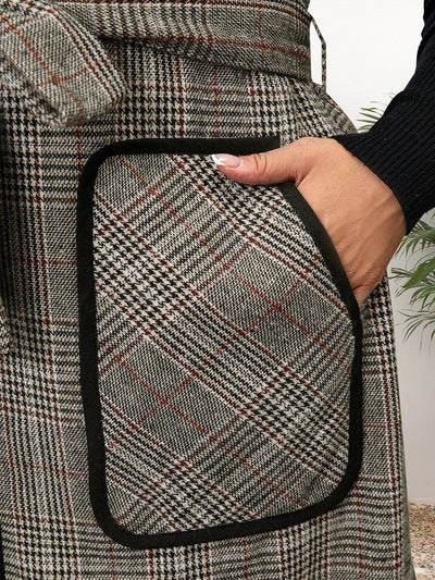 Karl® | Elegante ärmellose Weste im Karodesign