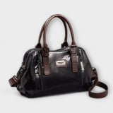 Solara - Elegante Vintage-Schultertasche – SCHWARZ