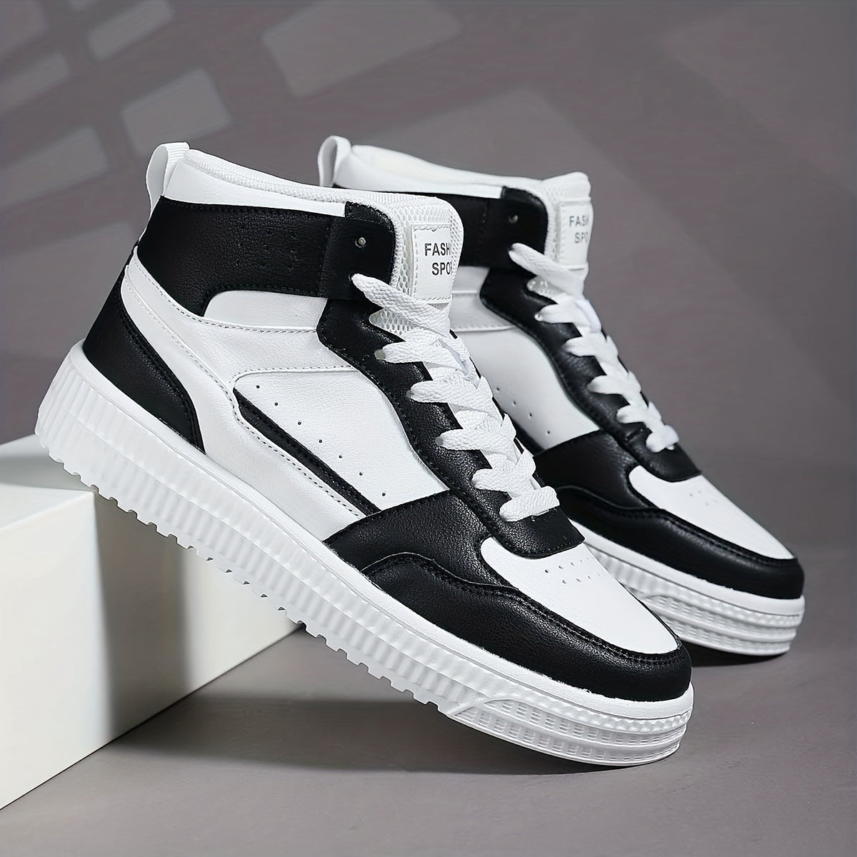 Herren Stilvolle High-Top-Skate-Schuhe mit Gutem Grip | Ideal für das tägliche Tragen