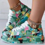 Hanna | Damen Sneaker stylisch & modern für Freizeit – Grün