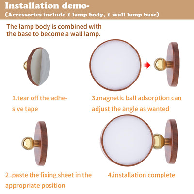 Tiny magnetische Wandleuchte