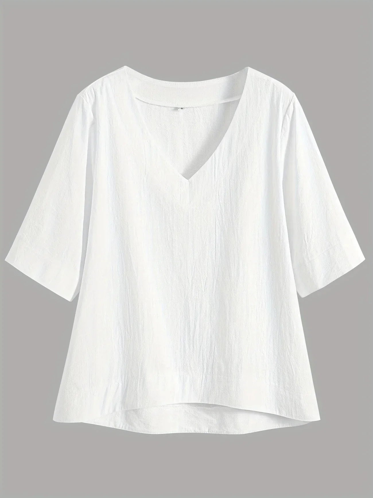 Mattea – Lässiges Locker Sitzendes Oberteil Mit V Ausschnitt