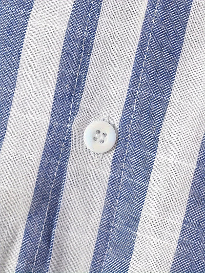 George – Stilvolles Langarm Streifen Hemd