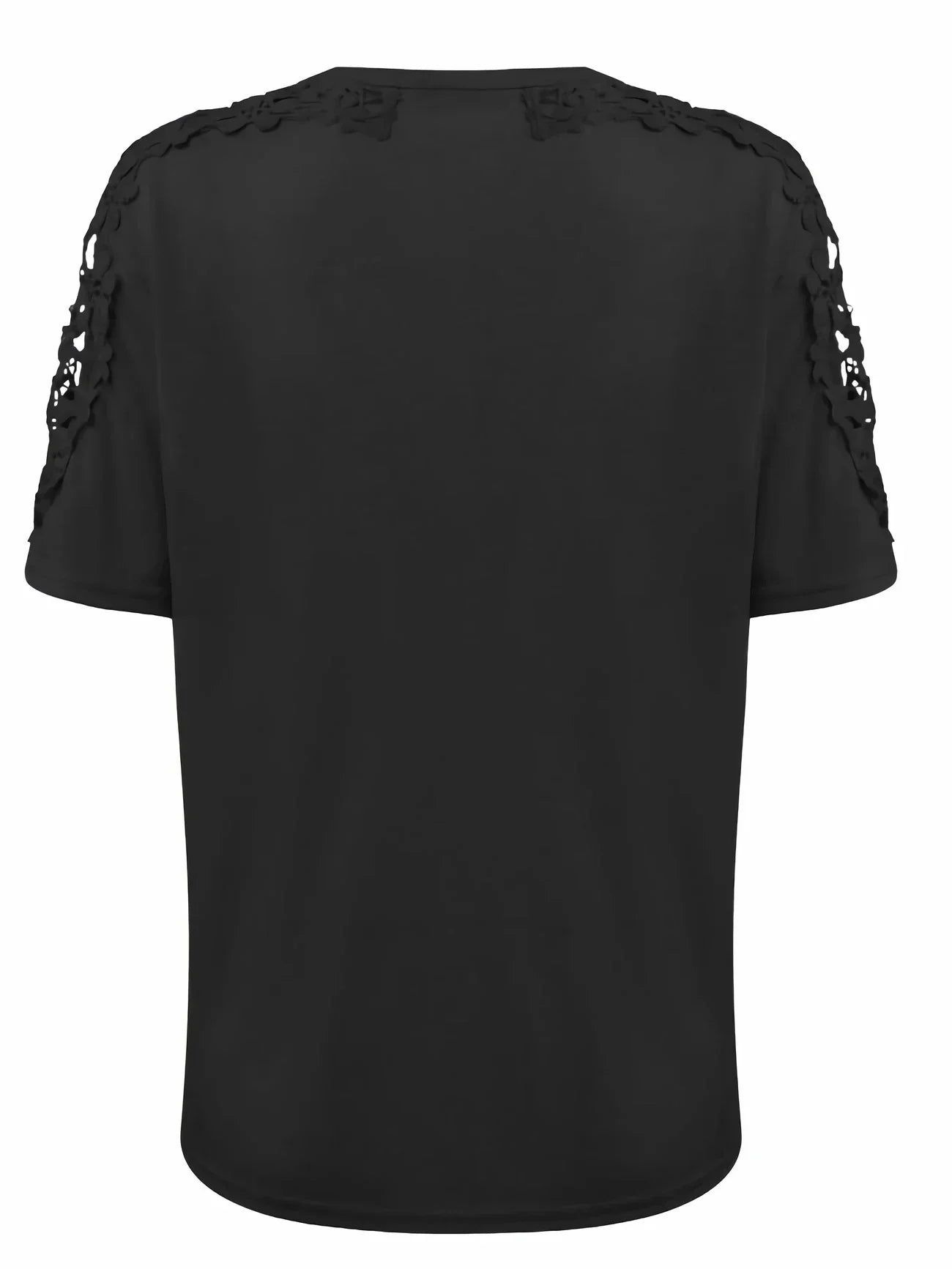 Ancuta – Elegantes Sommer Kurzarm T Hemd Mit Spitze