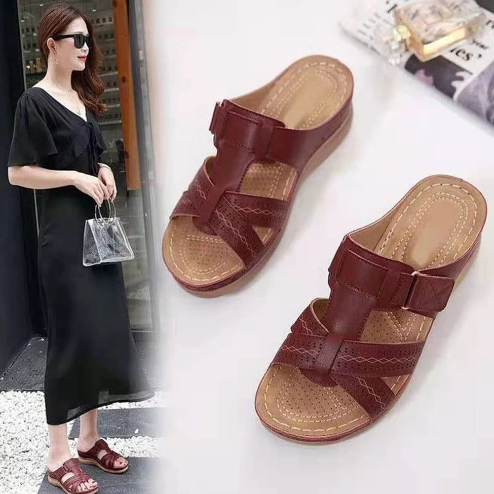 Lurenza® | Bequeme Sommerschlupf-Sandalen