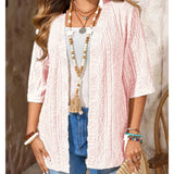 Yelinna | Vielseitige Damen-Strickjacke im Casual-Look – Rosa