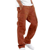 Cargohose Herren Regular Fit – Rot