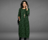 Marlene | Winterkleid für Damen stilvoll & komfortabel – Grün