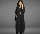 Marlene | Winterkleid für Damen stilvoll & komfortabel – Schwarz