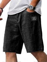 Caspian | Herren Freizeitshorts Relaxed Fit Kurze Hose – Schwarz