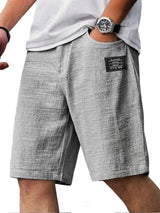 Caspian | Herren Freizeitshorts Relaxed Fit Kurze Hose – Grau