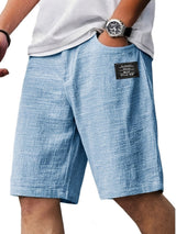 Caspian | Herren Freizeitshorts Relaxed Fit Kurze Hose – Blau