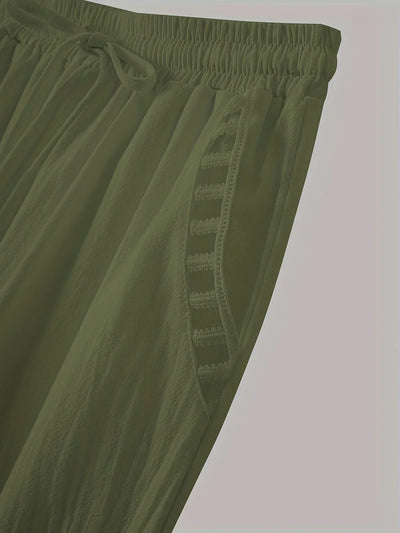 Tracey - Kontrast Besatz Verkürzt Hose