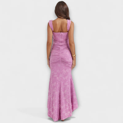 Renske - Stilvolles Maxikleid mit kunstvollem Korsett