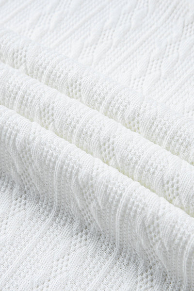 Ina® | Texturiertes T-Shirt mit Farbblock und lässiger Passform