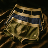 Niklas | Klassische Ferran Boxershorts Herren – Grün / Blau / Schwarz
