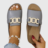 Sofia | Elegante Sommer Sandalen Damen – Grau
